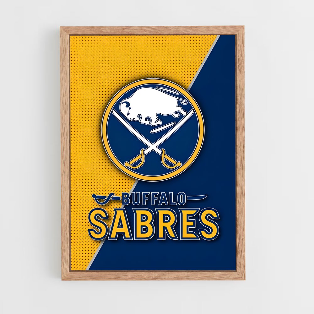 Poster Esprit des Sabres – affiche Hockey sur glace (vue 4)